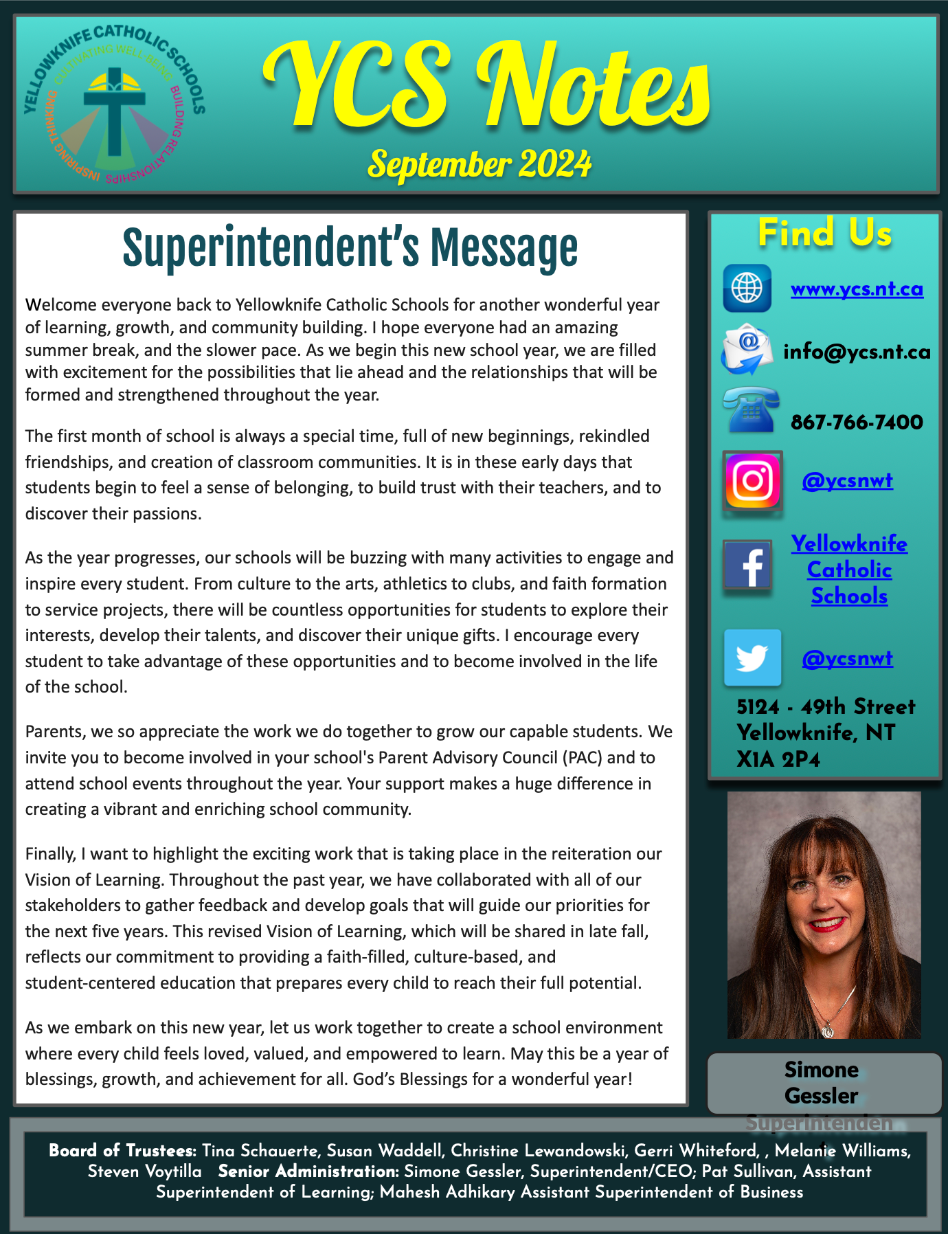 YCS Notes - September 2024